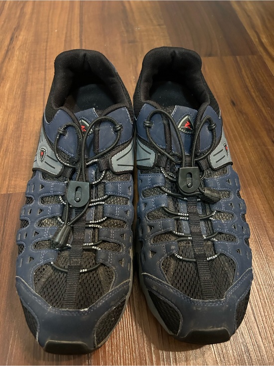 Ecco Receptor Shoes Men’s 11-11.5 Navy Black Hiking Outdoor Quick Lace Sandals main image 5